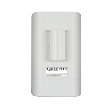 White electronic device with D-Link branding on a white background