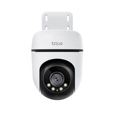 White TP-Link Tapo security camera on a white background