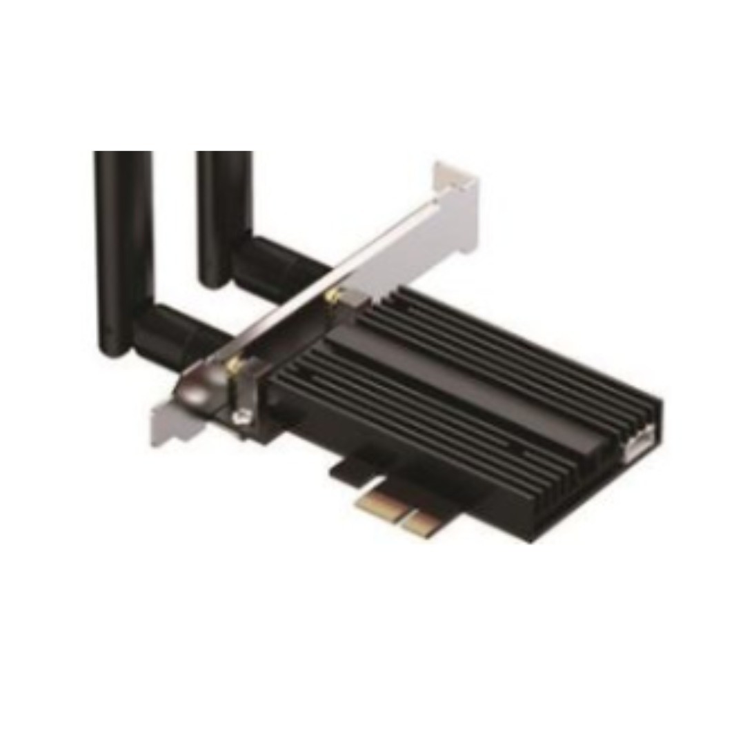 Computer hardware component on a white background