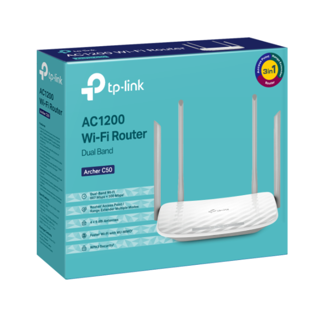 Tp-Link AC1200 Dual Band Router Archer C50