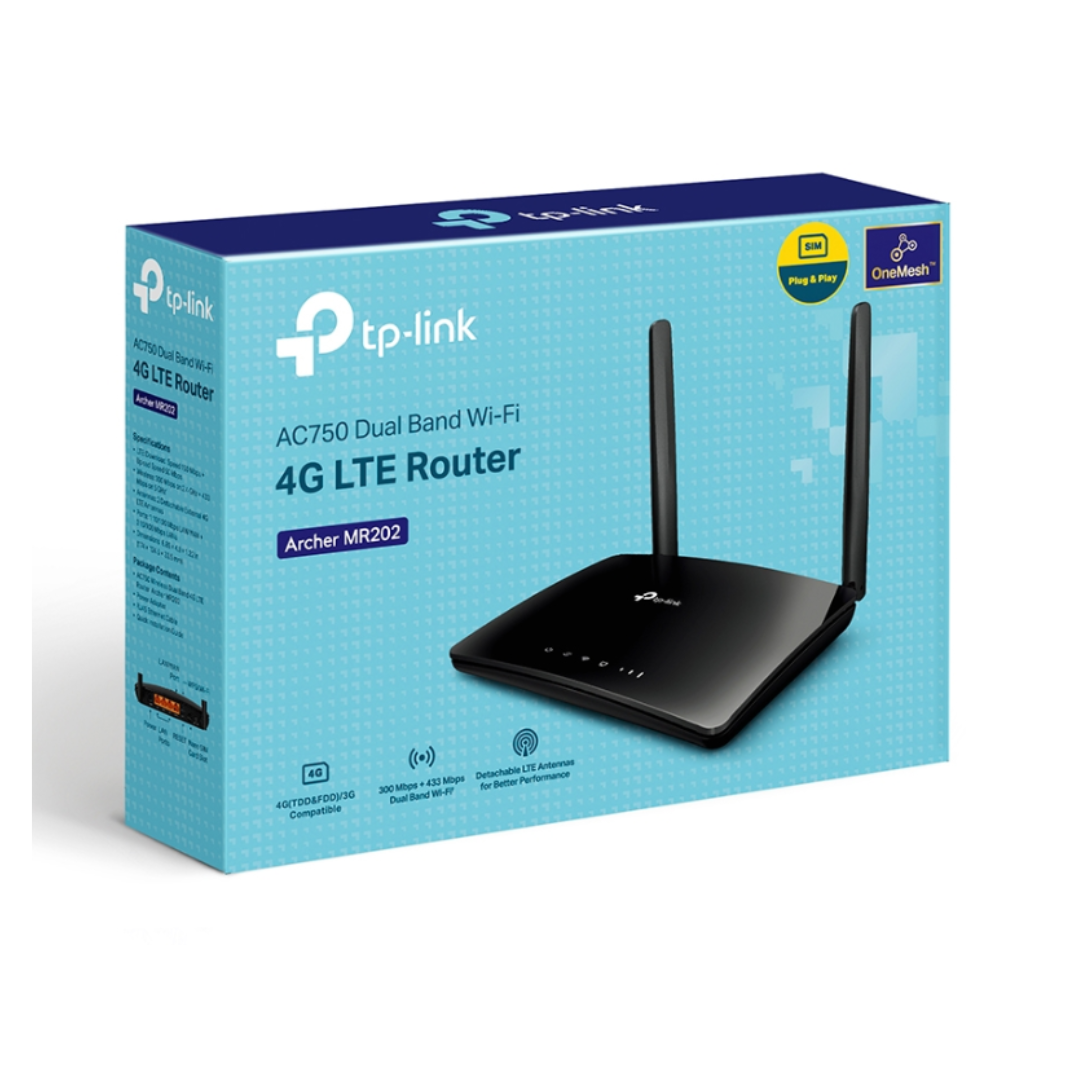 Tp-Link AC0750 Dual Band Router MR202