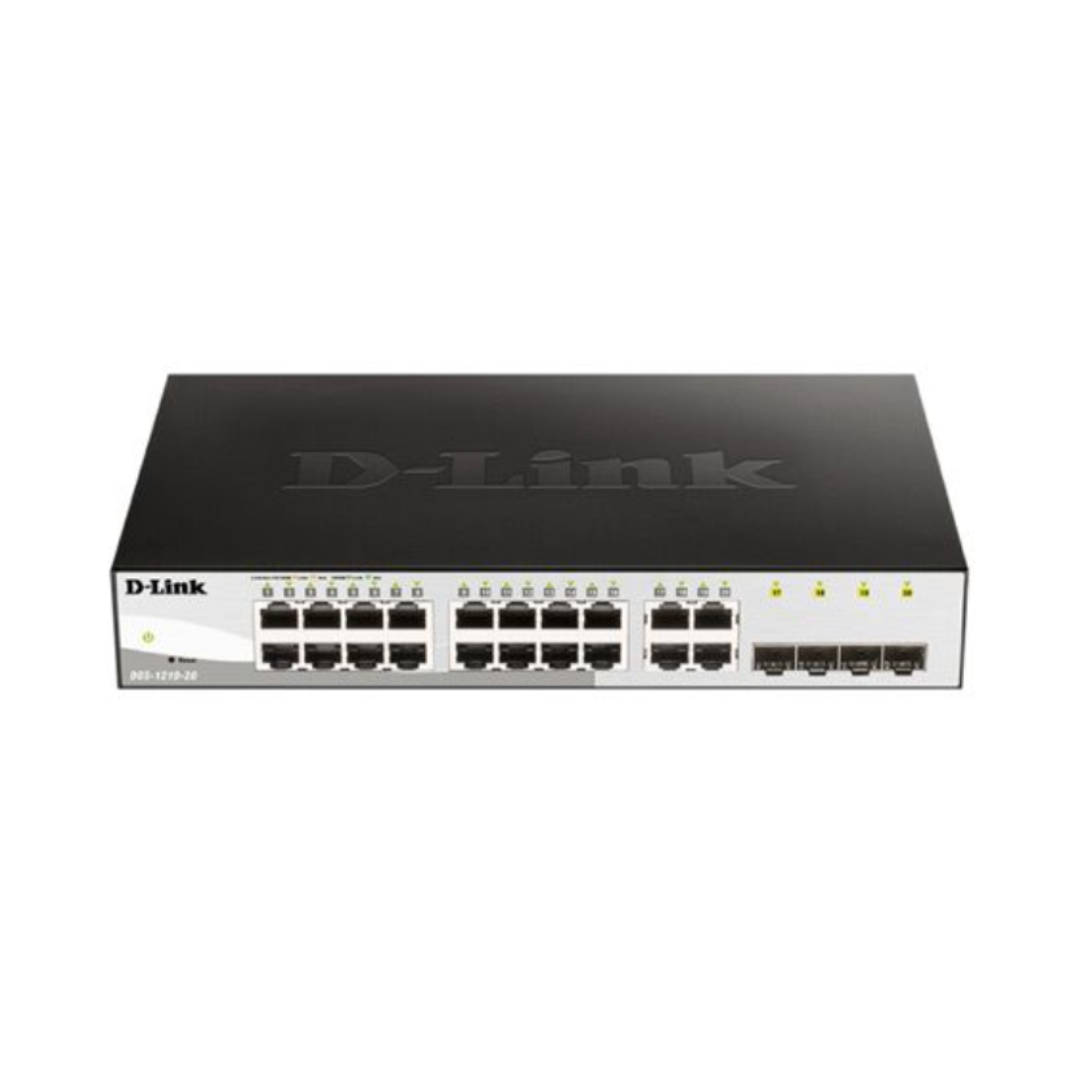 D-Link network switch on a white background