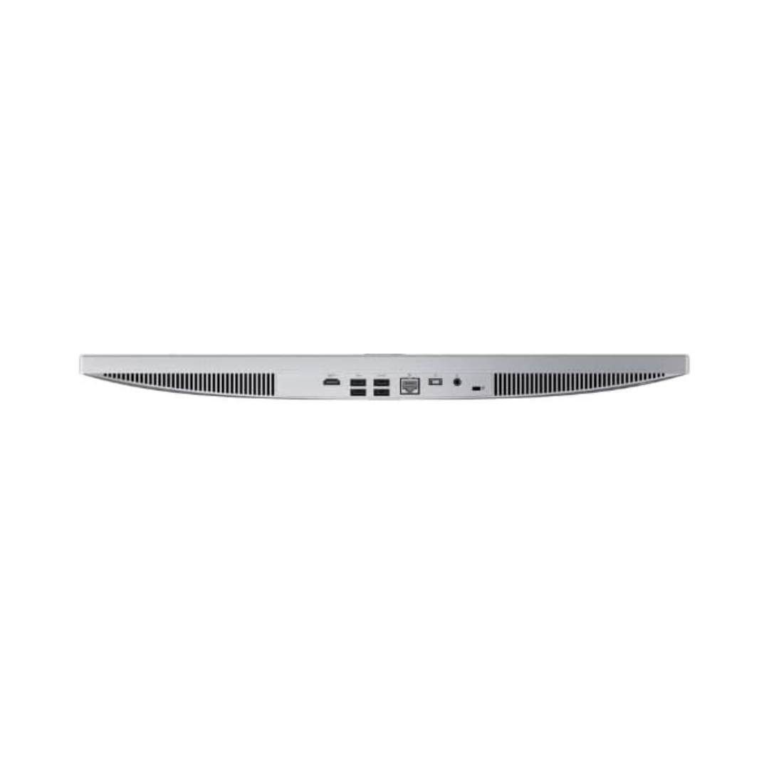 Top view of a laptop on a white background