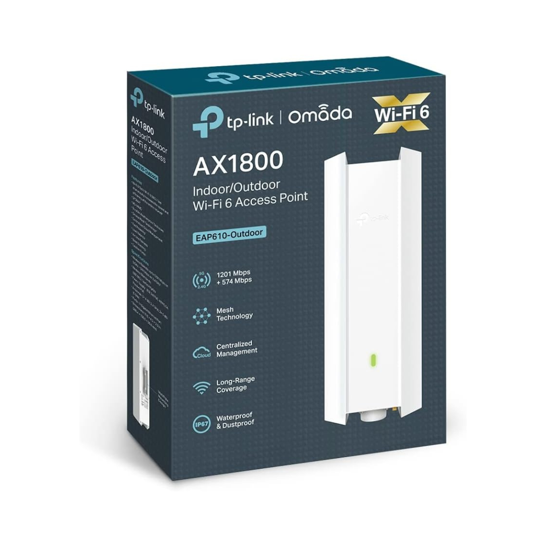 TP-Link Omada Wi-Fi 6 Access Point packaging on a white background