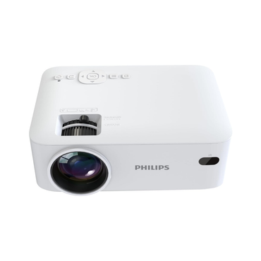 White Philips projector on a white background