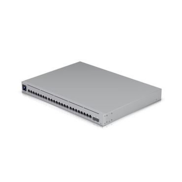 Network switch on a white background