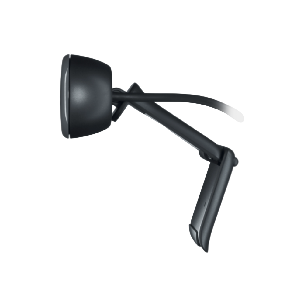 Black wall-mounted lamp with flexible arm on a white background