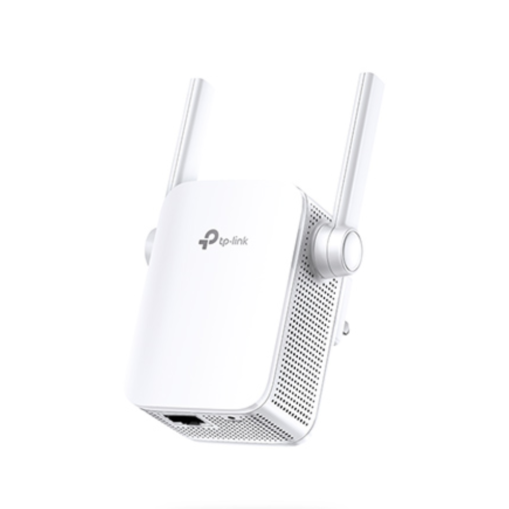 TP-Link Wi-Fi range extender on a white background