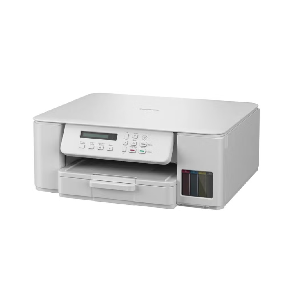 White printer on a white background