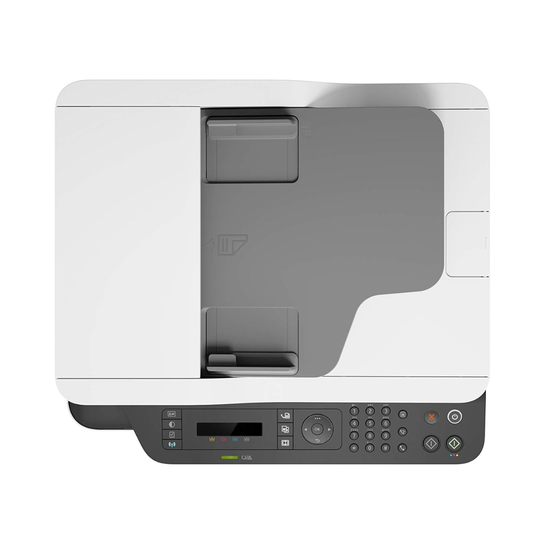 HP printer on a white background