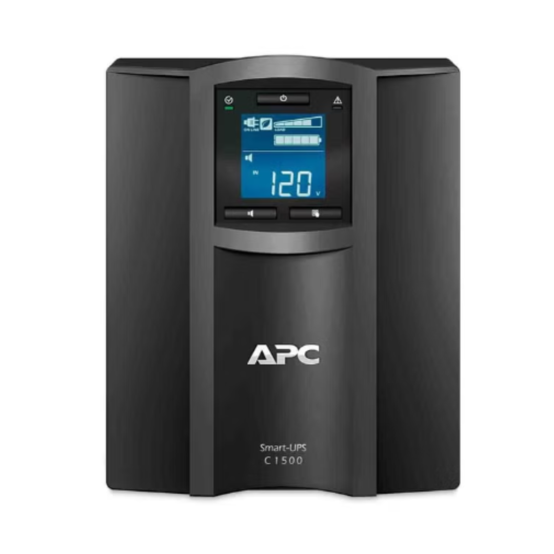 APC uninterruptible Power Supply (UPS) on a white background