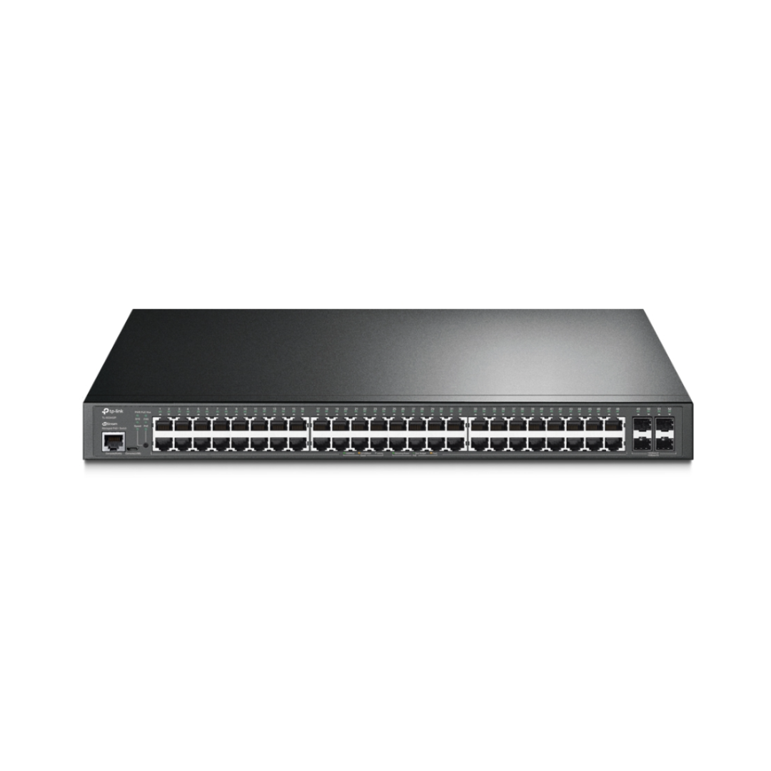Network switch on a white background
