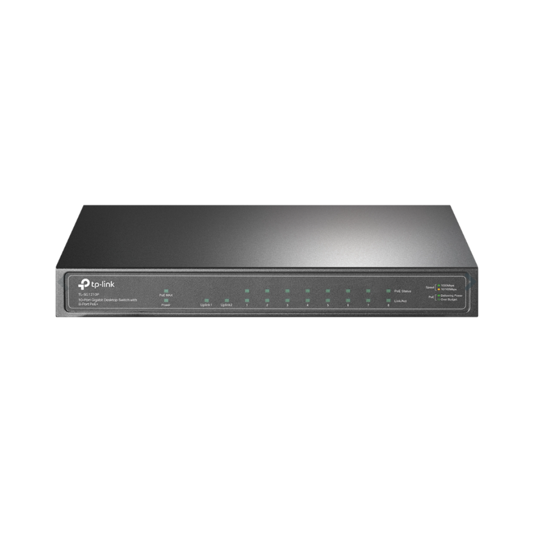 TP-Link network switch on a white background
