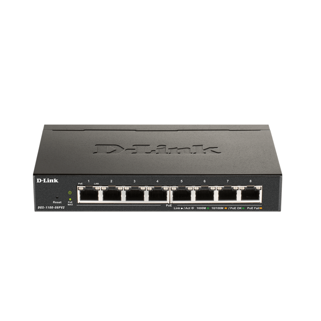 D-Link network switch on a white background