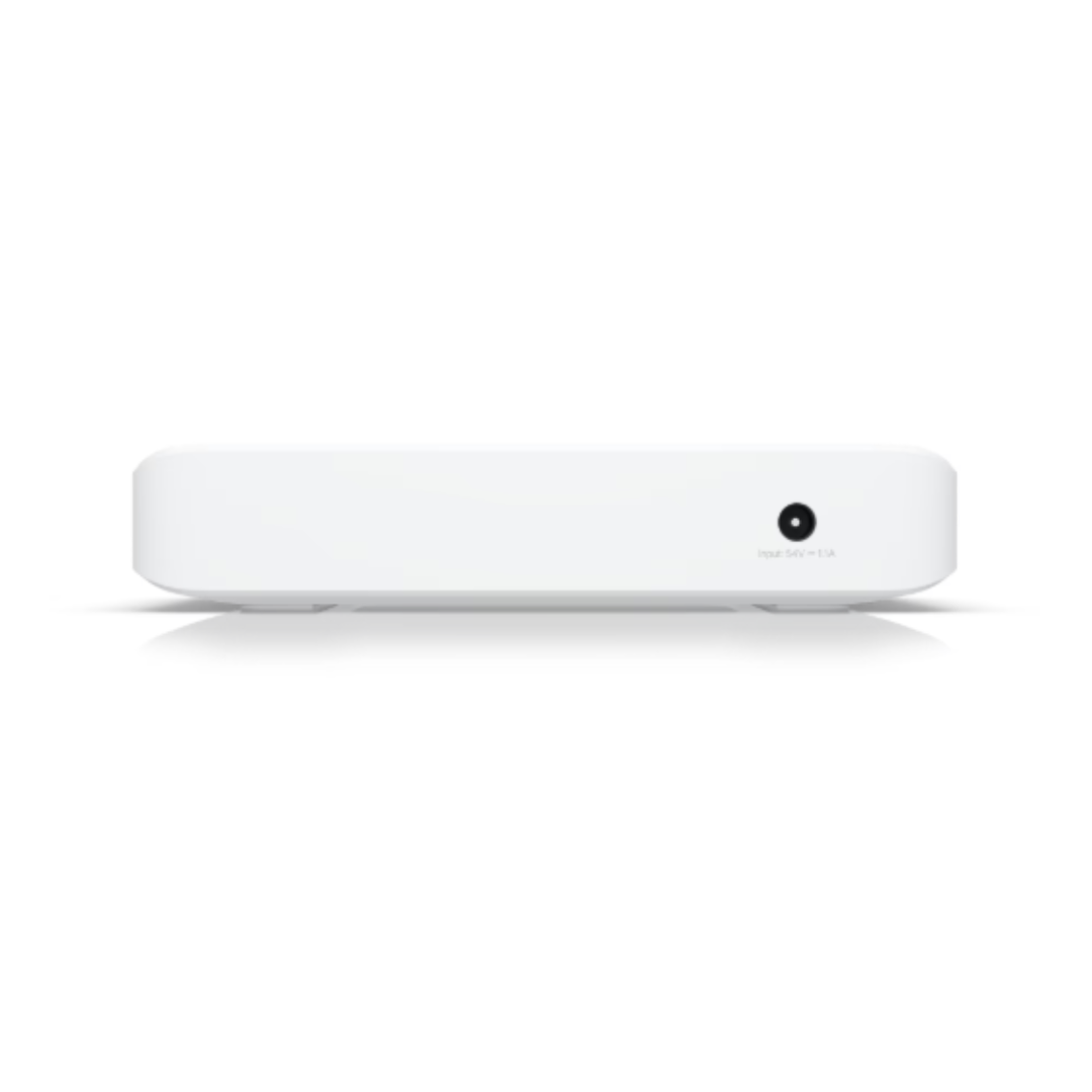 White electronic device on a white background