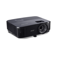 Black Acer projector on a white background
