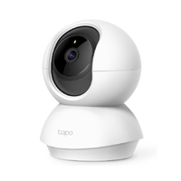 White TP-Link security camera on a white background