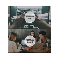 Two scenes showing internet speed comparison with text overlay on a white background