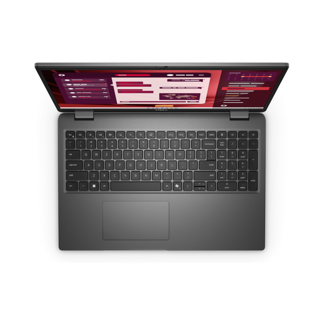 Laptop on a white background