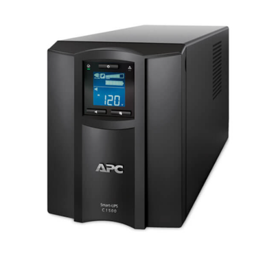APC uninterruptible Power Supply (UPS) on a white background