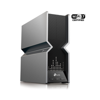 Wireless router with TP-Link branding and WiFi 7 certification badge on a white background