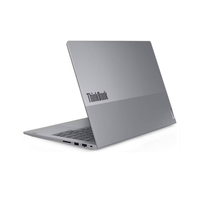 Open laptop with ThinkBook branding on a white background
