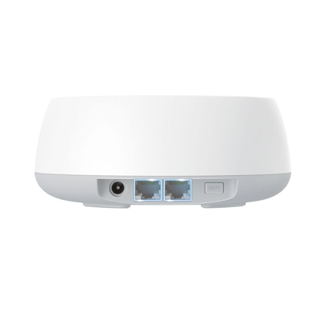 White electronic device with ports on a white background