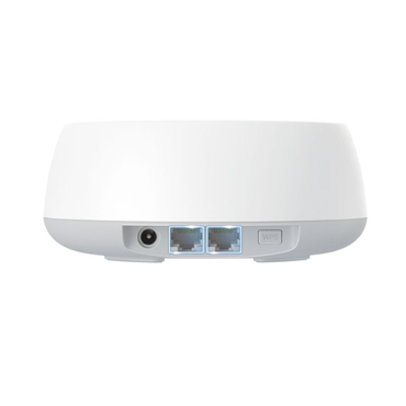 White electronic device with ports on a white background