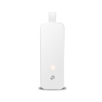 White router with TP-Link logo on a white background