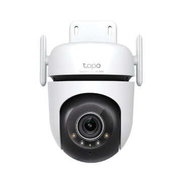 White security camera with 'topo' branding on a white background