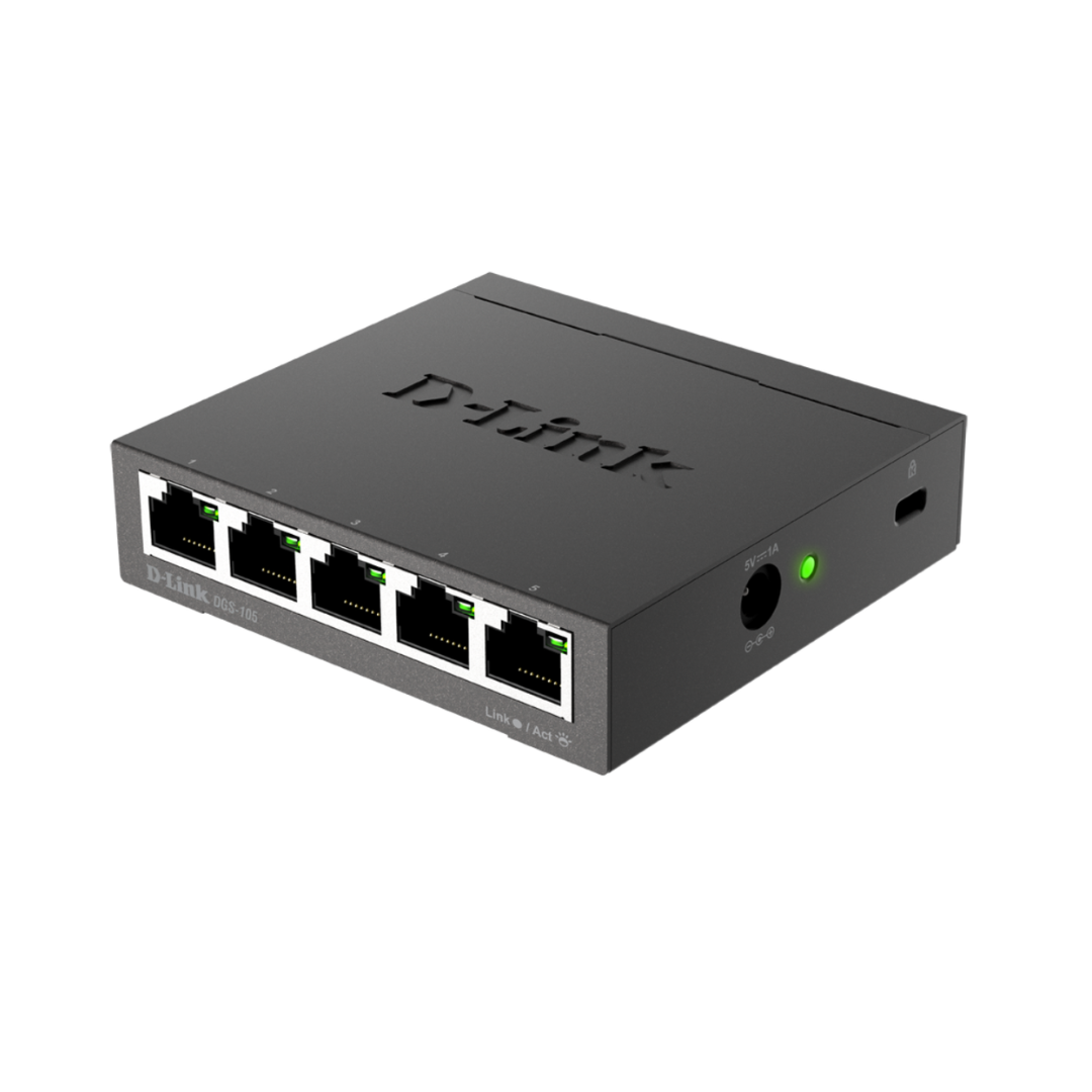D-Link network switch on a white background