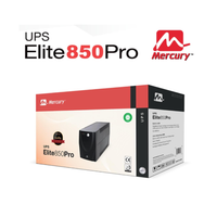 Box of Mercury UPS Elite850Pro on a white background