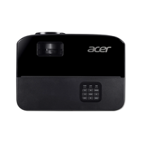 Black Acer projector on a white background
