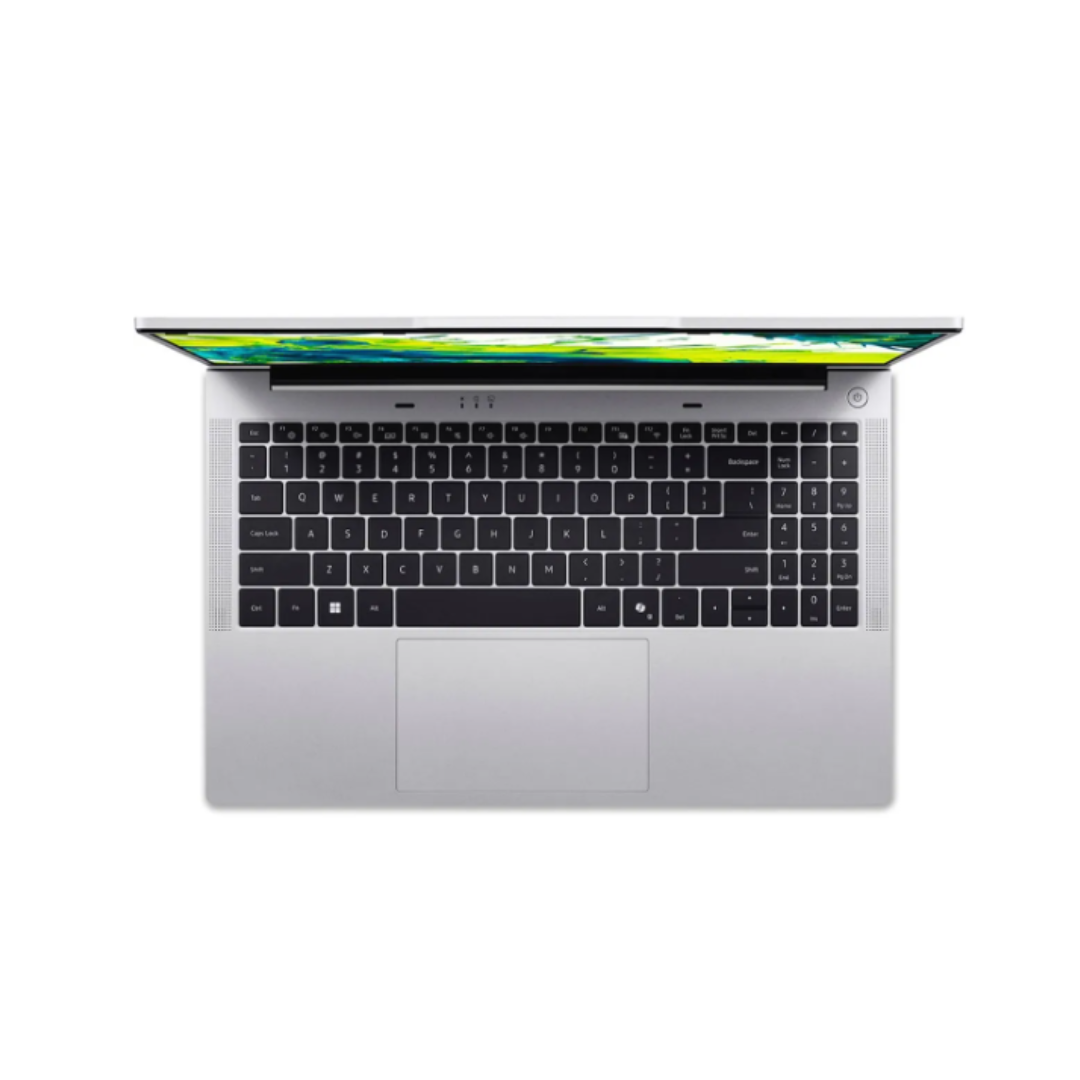 Laptop on a white background