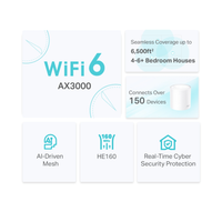 Tp-link AX3000 Whole Home Mesh Wi-Fi 6-Deco X50 (1-Pack)