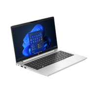 Laptop with a blue screen on a white background