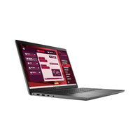 Laptop with a red-themed software interface on a white background