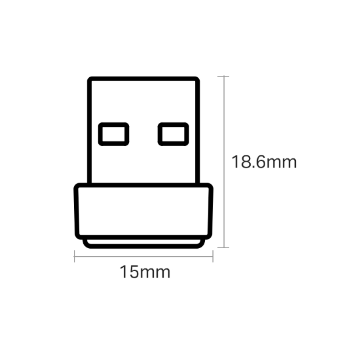 Tp-Link Dual Band Usb WIFI Adaptor Ac600 Archer T2U Nano