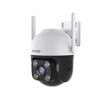 Tenda security camera with antennas on a white background