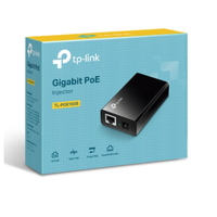 TP-Link Gigabit PoE Injector packaging on a white background