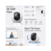 Gopro security camera with features listed on a white background