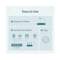 Tp-Link 4port Poe Switch SG1005P