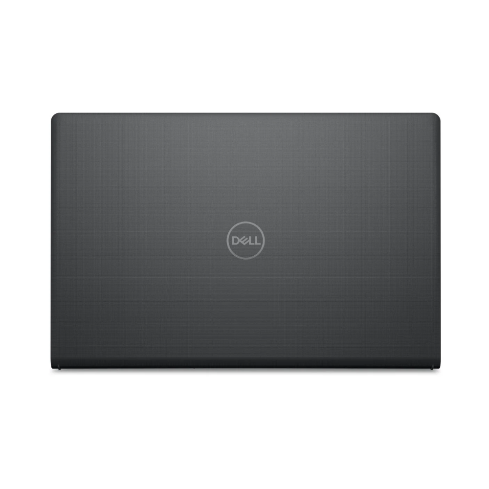 Black Dell laptop on a white background