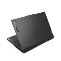 Black Lenovo Legion laptop on a white background