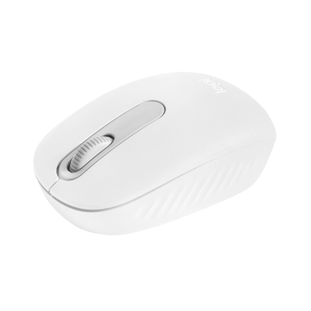 White computer mouse on a white background