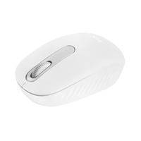 White computer mouse on a white background