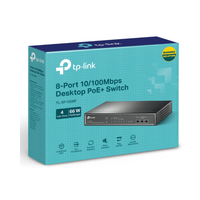 TP-Link switch packaging on a white background