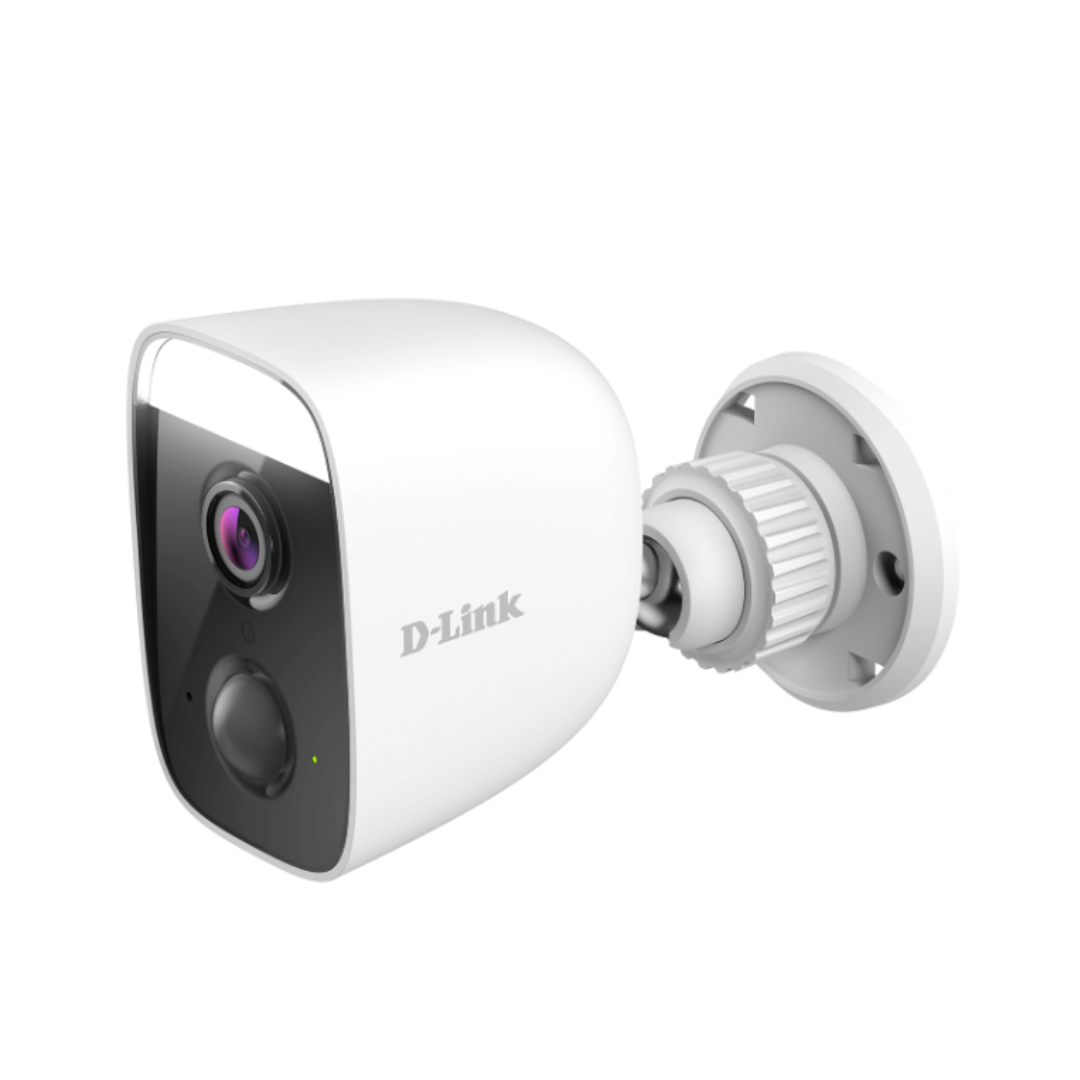 D-Link security camera on a white background