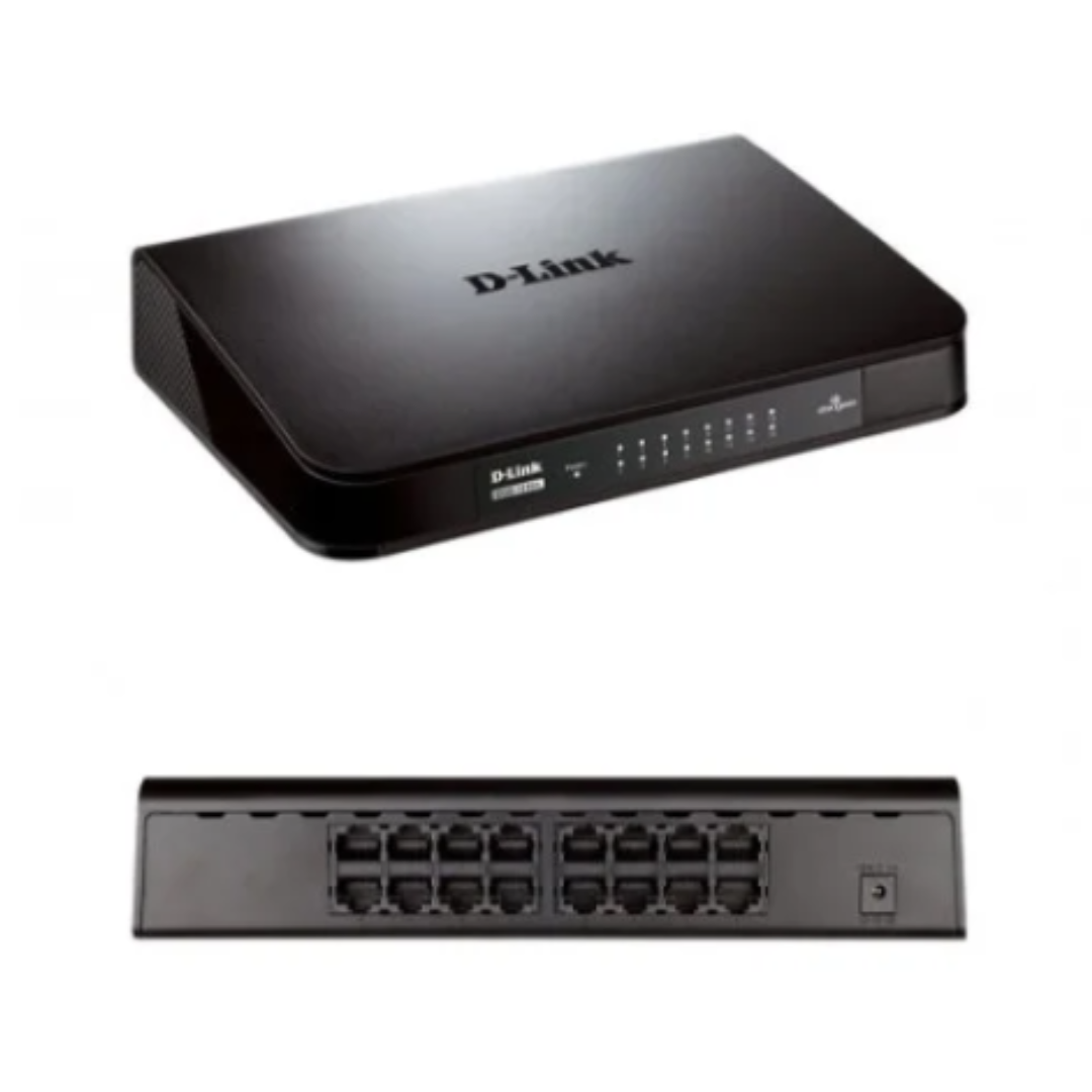D-Link 16 Port Switch Small Pack DES1016A