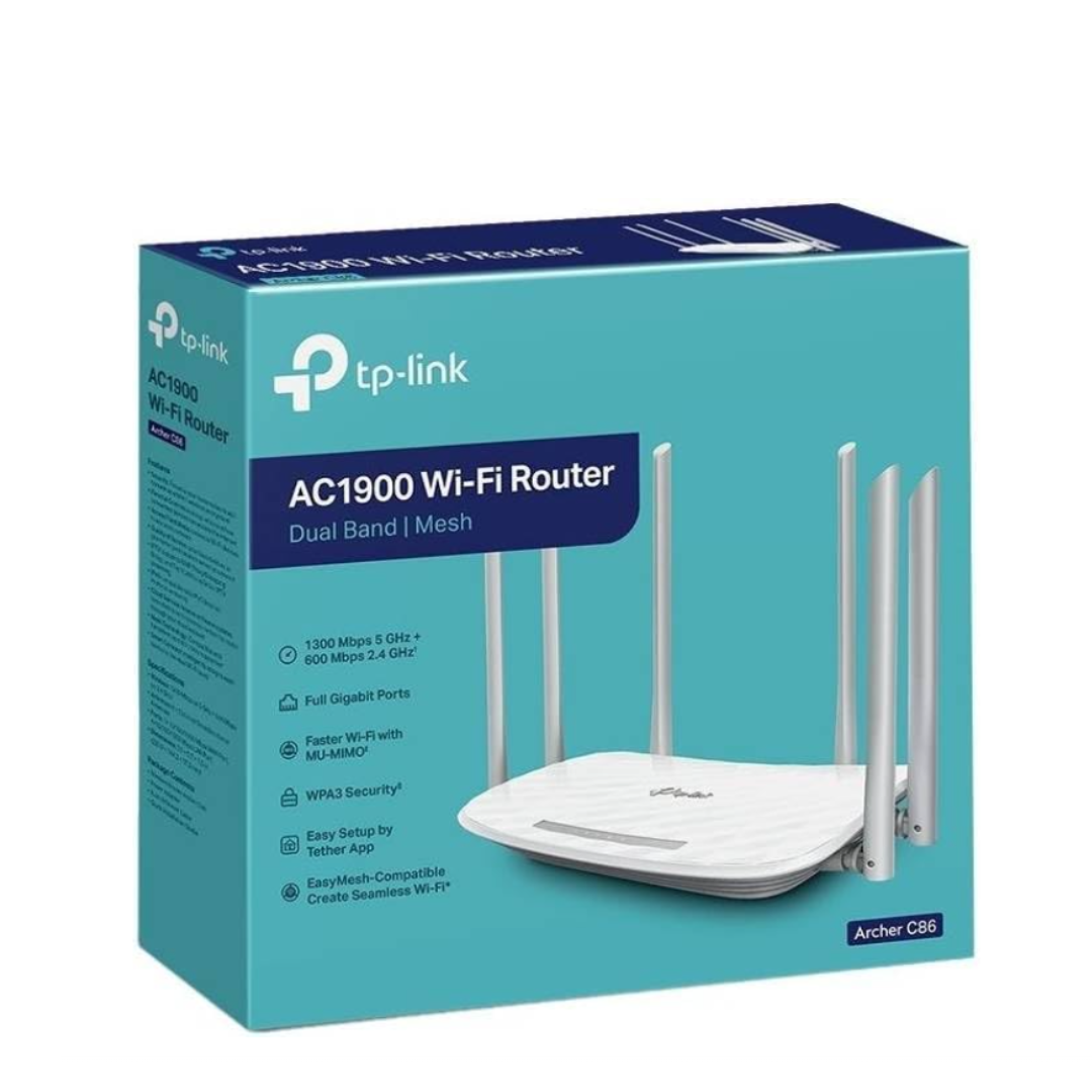 Tp-Link AC1900 Dual Band Gigabit Router Archer C86